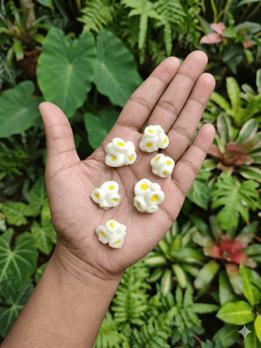 50 Aplicações de Pipoca em Biscuit | Obaluaê e Omolu 50 Aplicações de Pipoca em Biscuit | Obaluaê e Omolu