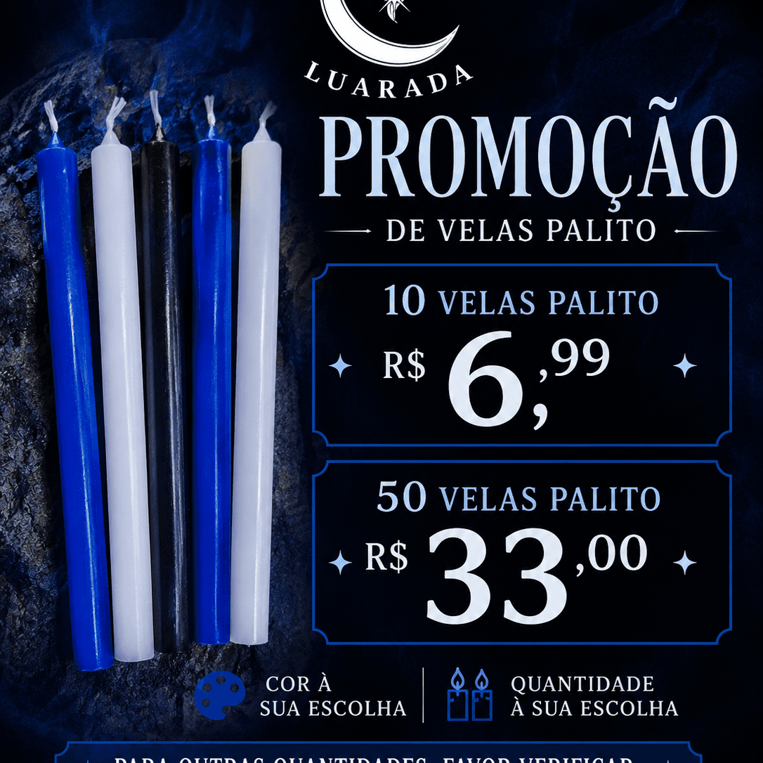 Velas finas (palito Velas finas (palito