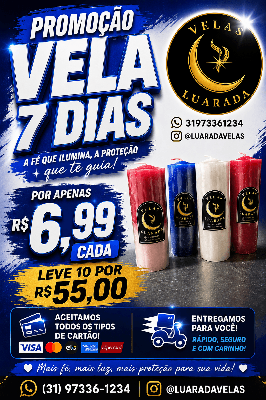 Velas de 7 dias Velas de 7 dias