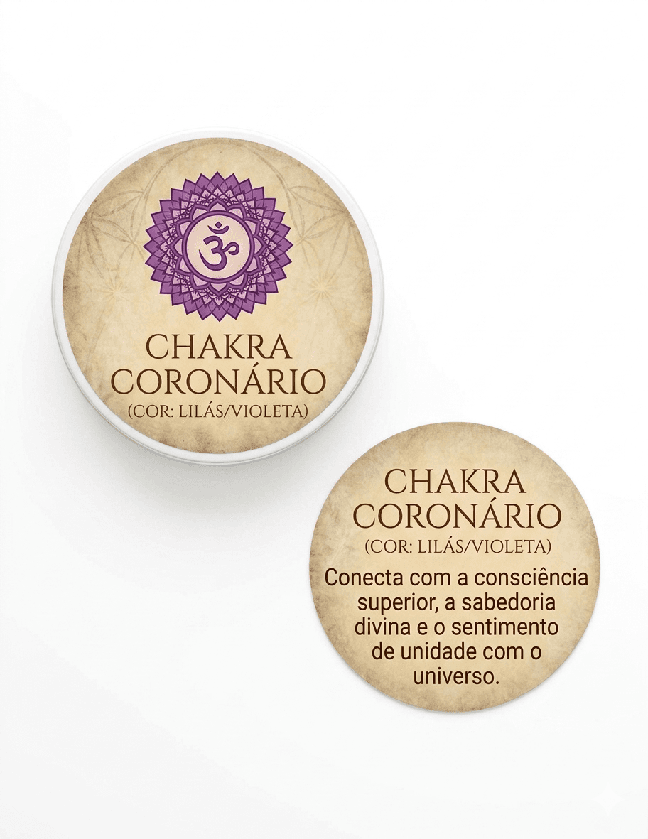 Kit 03 Vela aromática roxa - Chakra Coronário Kit 03 Vela aromática roxa - Chakra Coronário