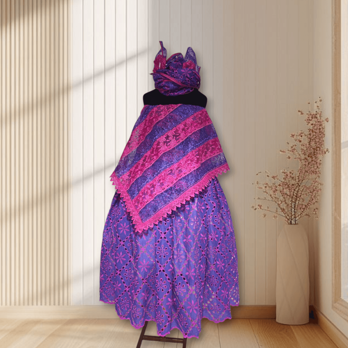 Conjunto Lesie Rosa e Roxo Conjunto Lesie Rosa e Roxo