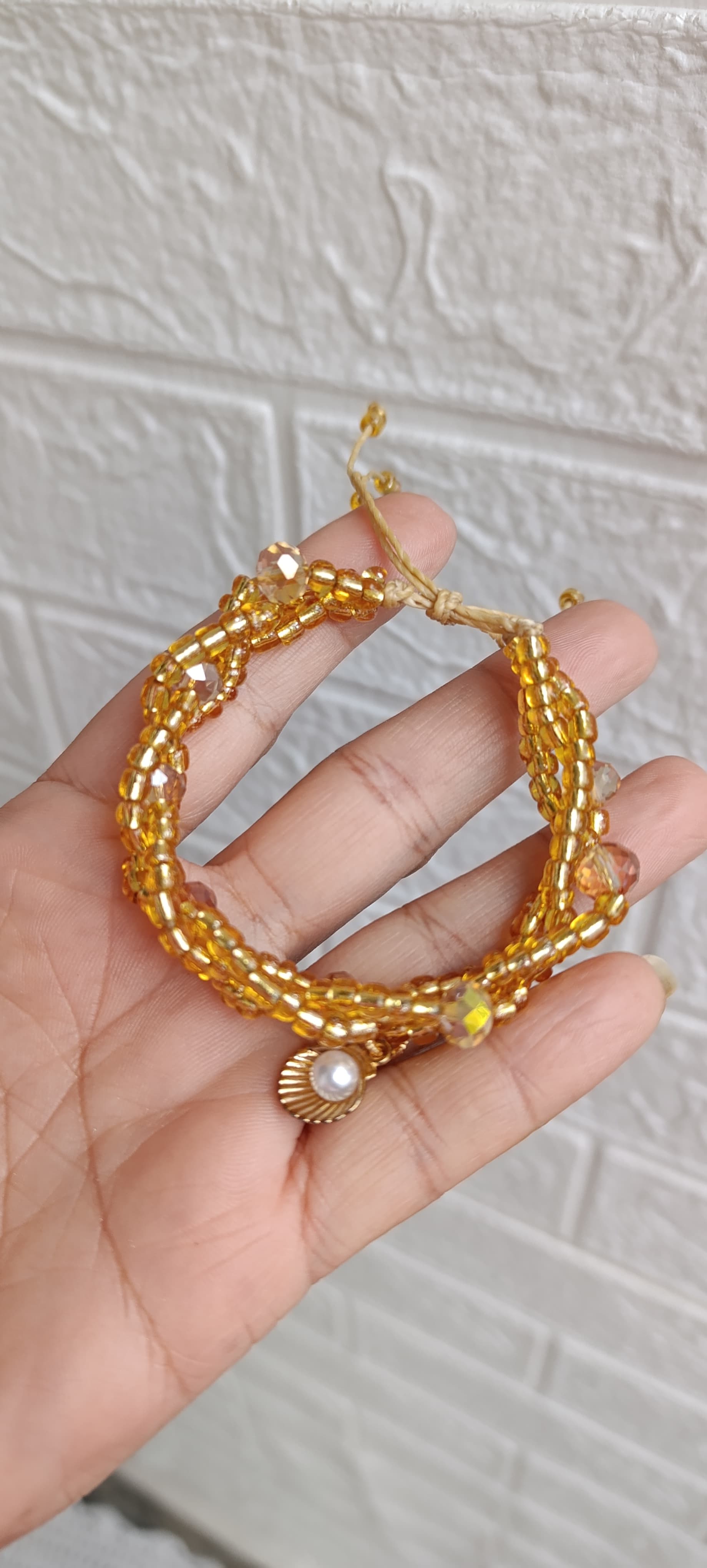 Pulseira 3 fios de oxum Pulseira 3 fios de oxum