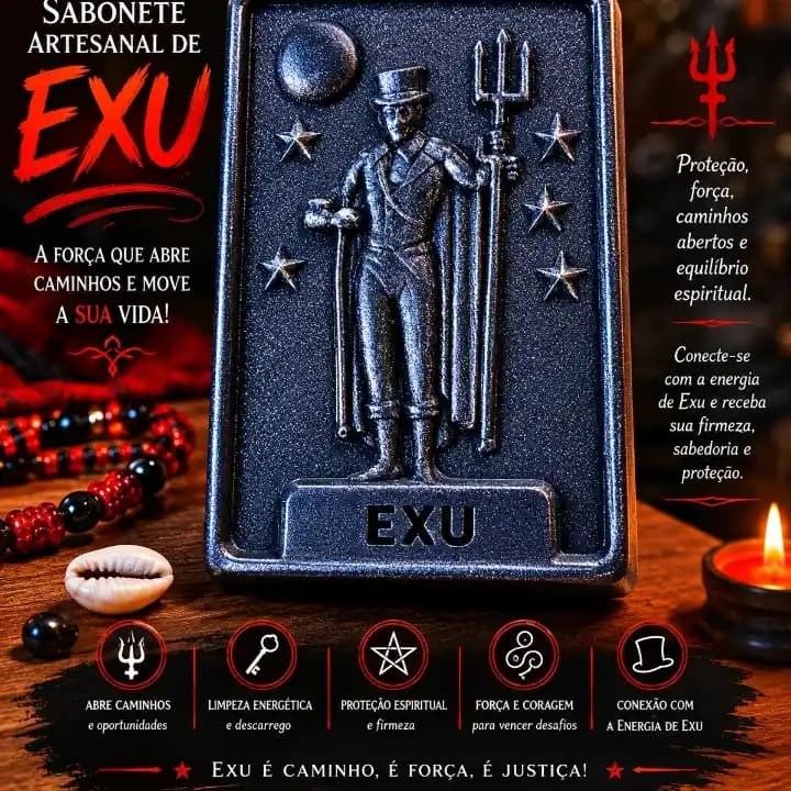 Sabonete artesanal Exu Sabonete artesanal Exu