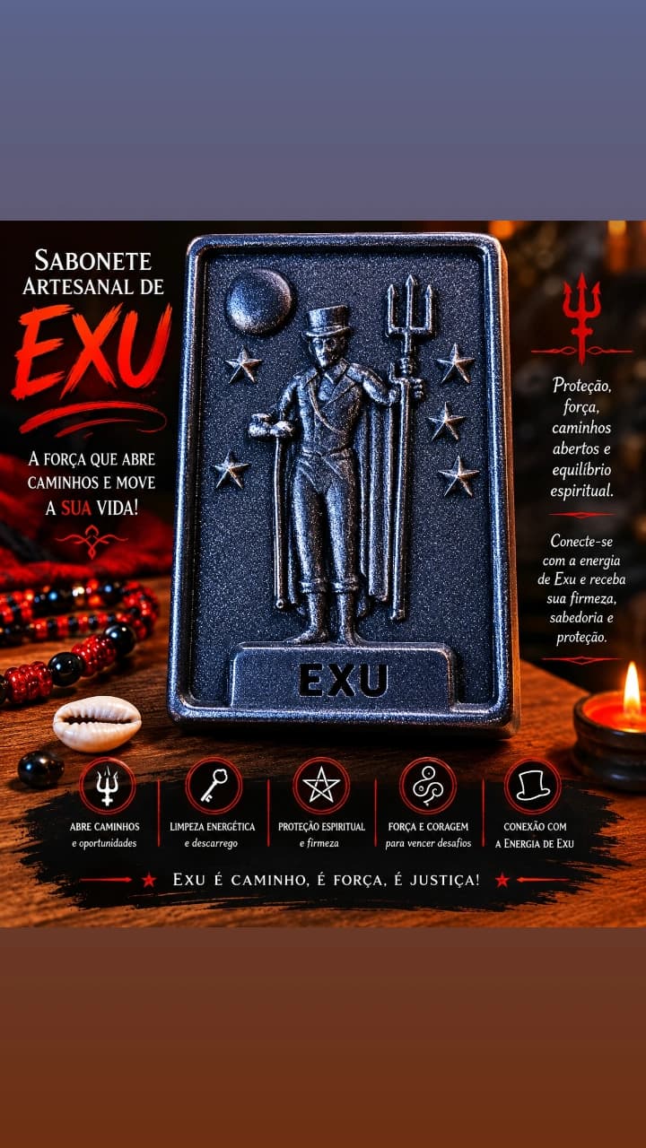 Sabonete artesanal Exu Sabonete artesanal Exu