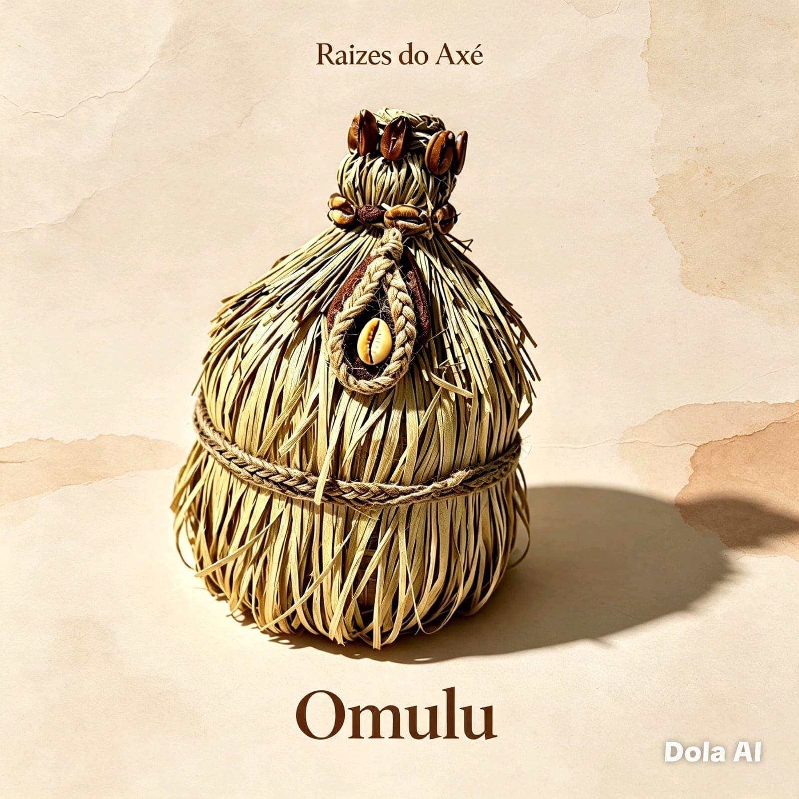 Boneco do orixa omolu O Senhor das Curas e da Transformação. Feito com palha da costa, búzios e sementes. Símbolo de cur Boneco do orixa omolu O Senhor das Curas e da Transformação. Feito com palha da costa, búzios e sementes. Símbolo de cur