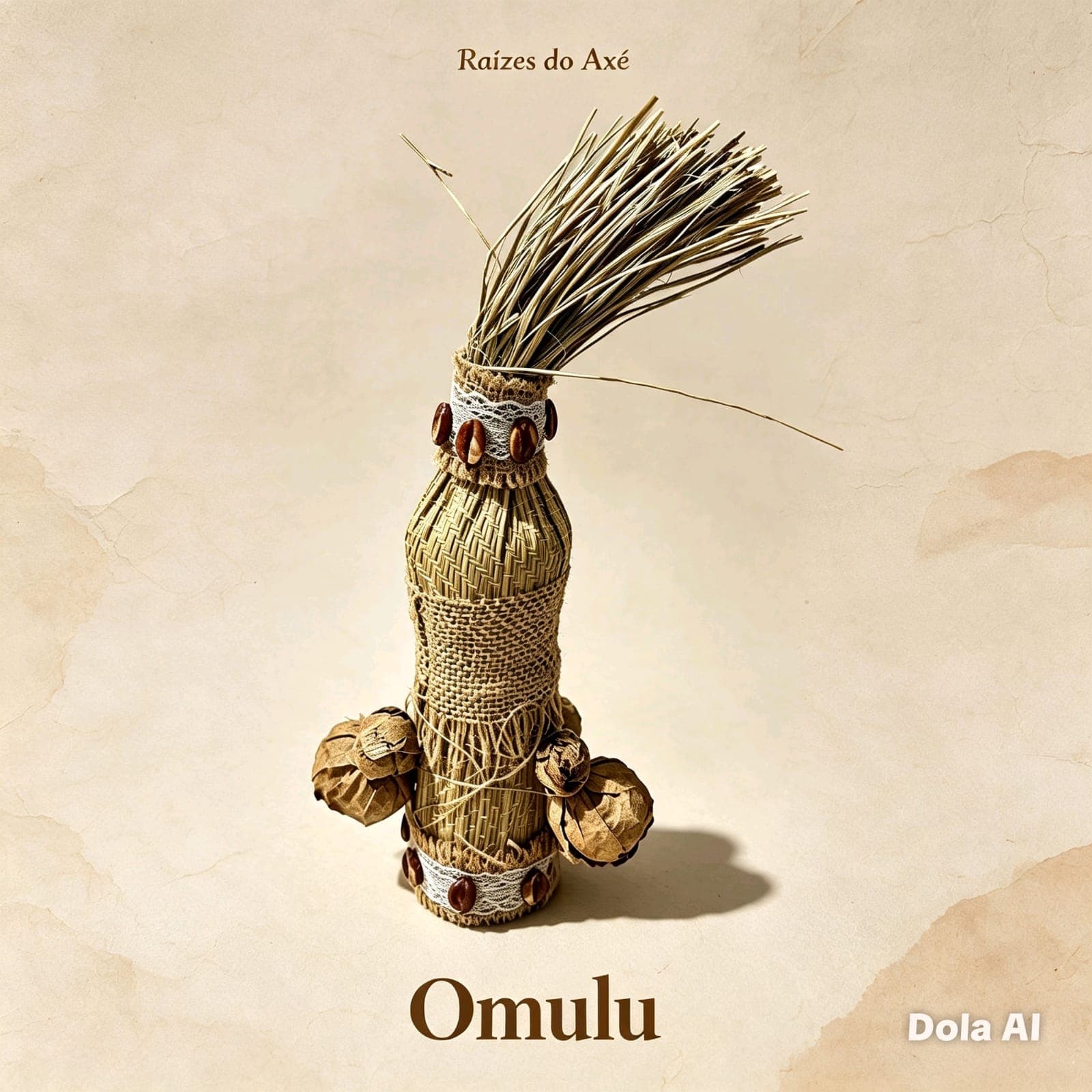 Boneco do orixa omolu O Senhor das Curas e da Transformação. Feito com palha da costa, búzios e sementes. Símbolo de cur Boneco do orixa omolu O Senhor das Curas e da Transformação. Feito com palha da costa, búzios e sementes. Símbolo de cur