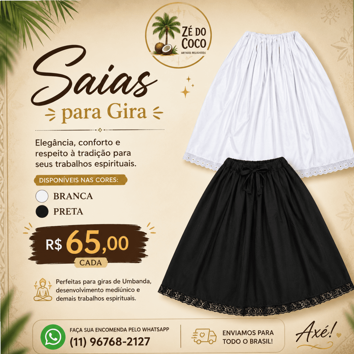 Saias para Gira Saias para Gira