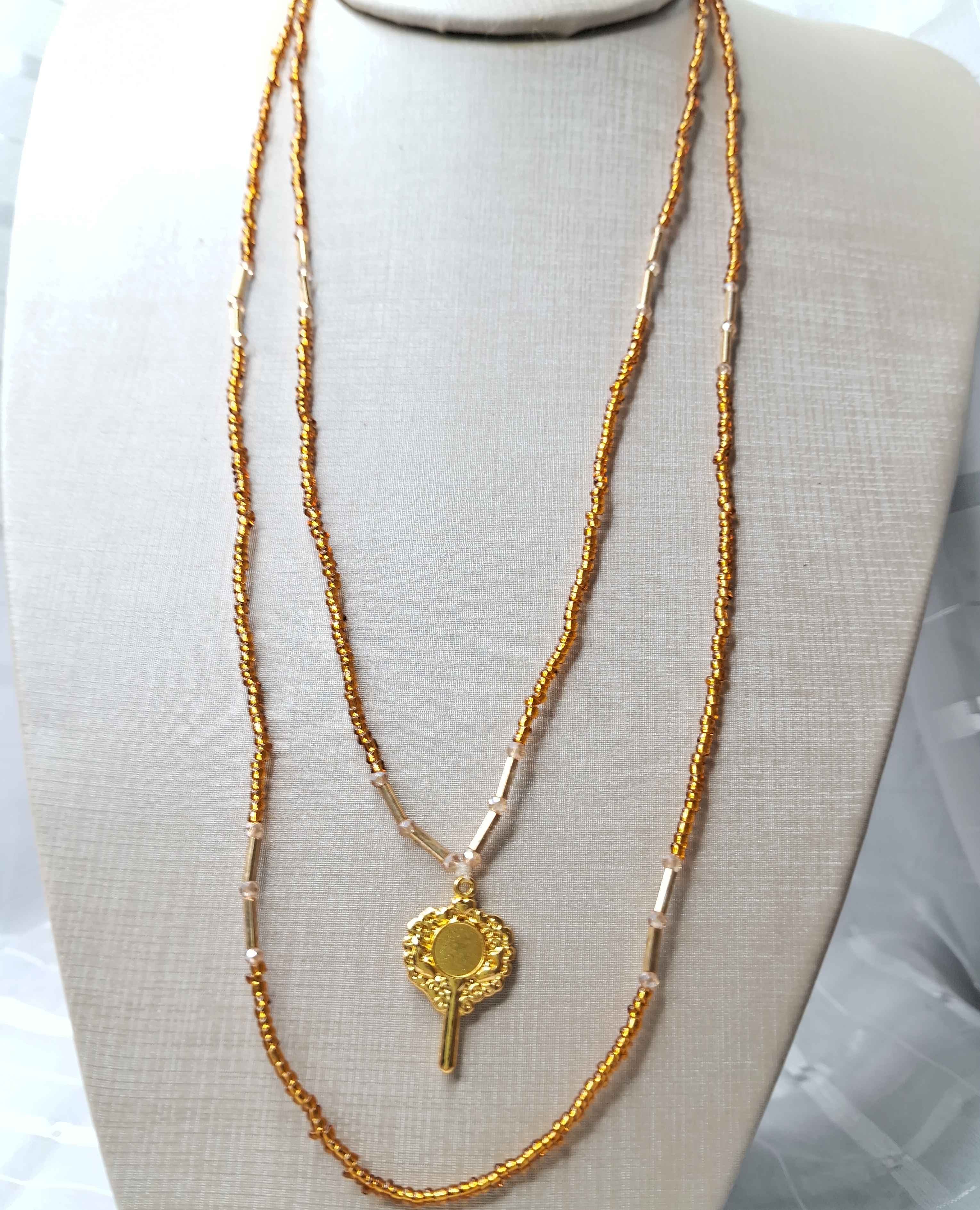Fio de Oxum com Dourado Fio de Oxum com Dourado
