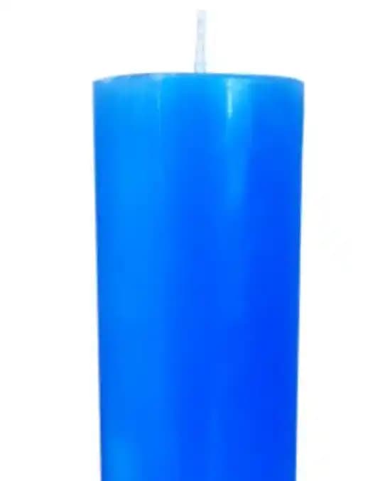 Vela 7 Dias Azul Clara 210g Vela 7 Dias Azul Clara 210g