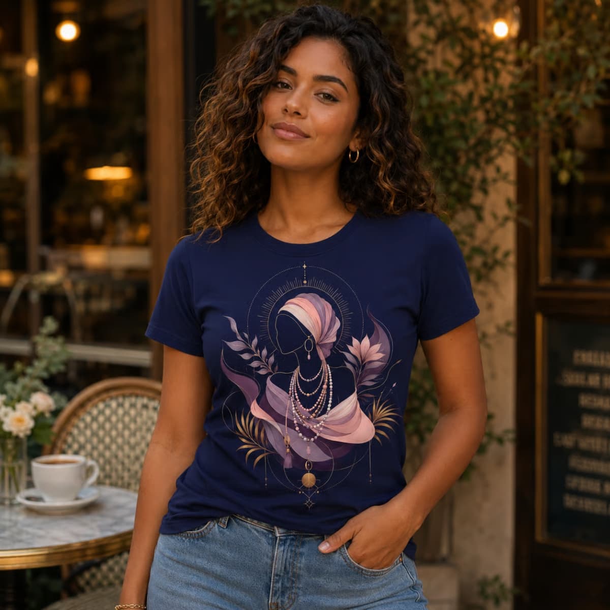 Camiseta: Senhora do Axé. Camiseta: Senhora do Axé.