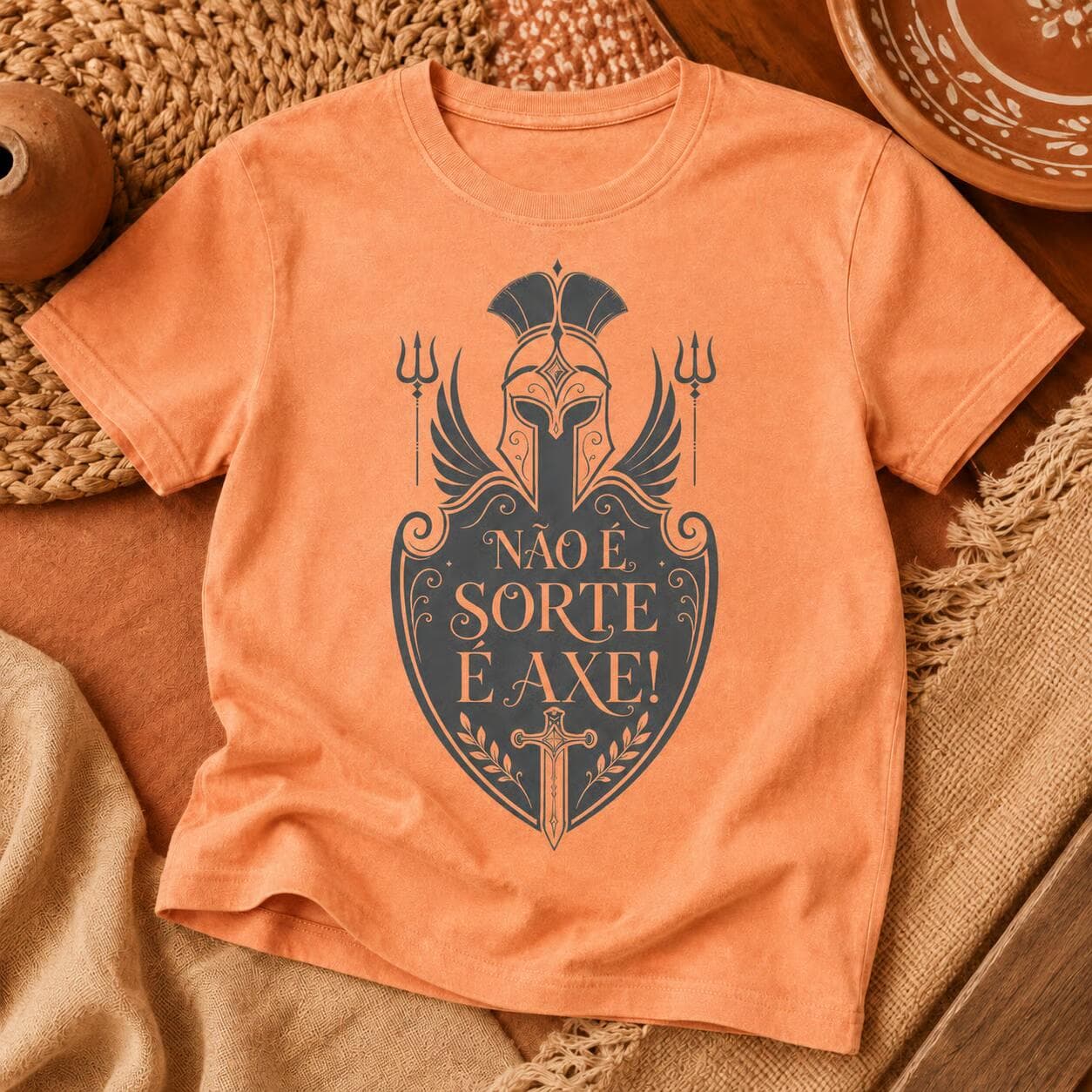 Camiseta: Não é Sorte, é Axé! Camiseta: Não é Sorte, é Axé!