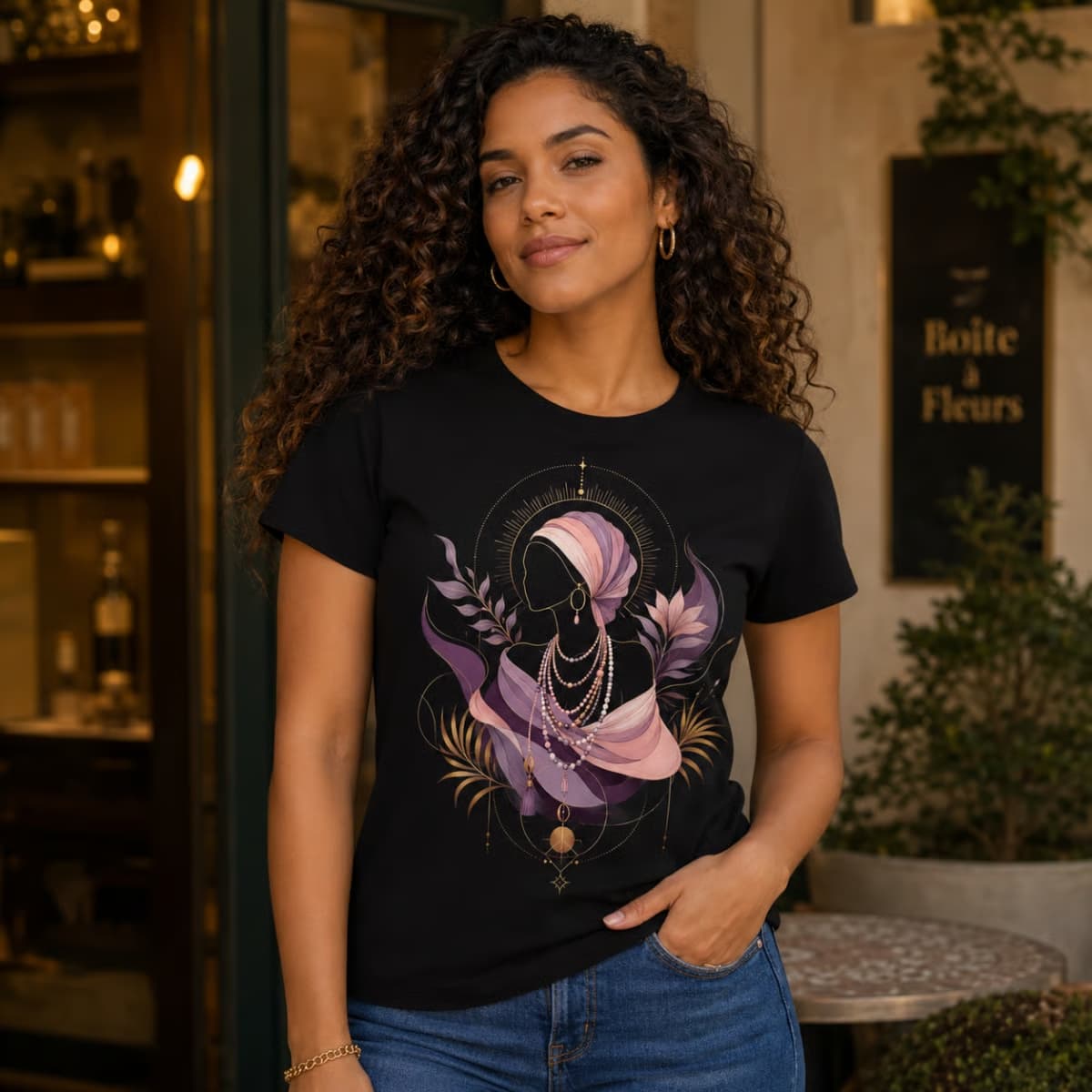 Camiseta: Senhora do Axé. Camiseta: Senhora do Axé.