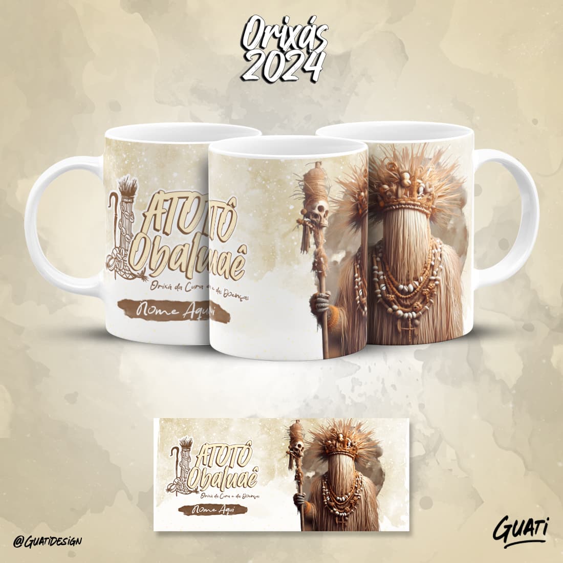 CANECA DE OBALUAE OMOLU CANECA DE OBALUAE OMOLU