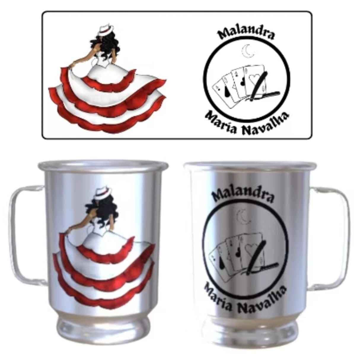 CANECA DA MARIA NAVALHA DE ALUMINIO CANECA DA MARIA NAVALHA DE ALUMINIO