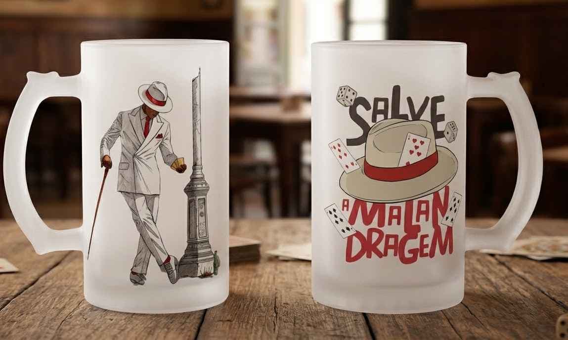 CANECA DE ZE PILINTRA DE CHOPP CANECA DE ZE PILINTRA DE CHOPP