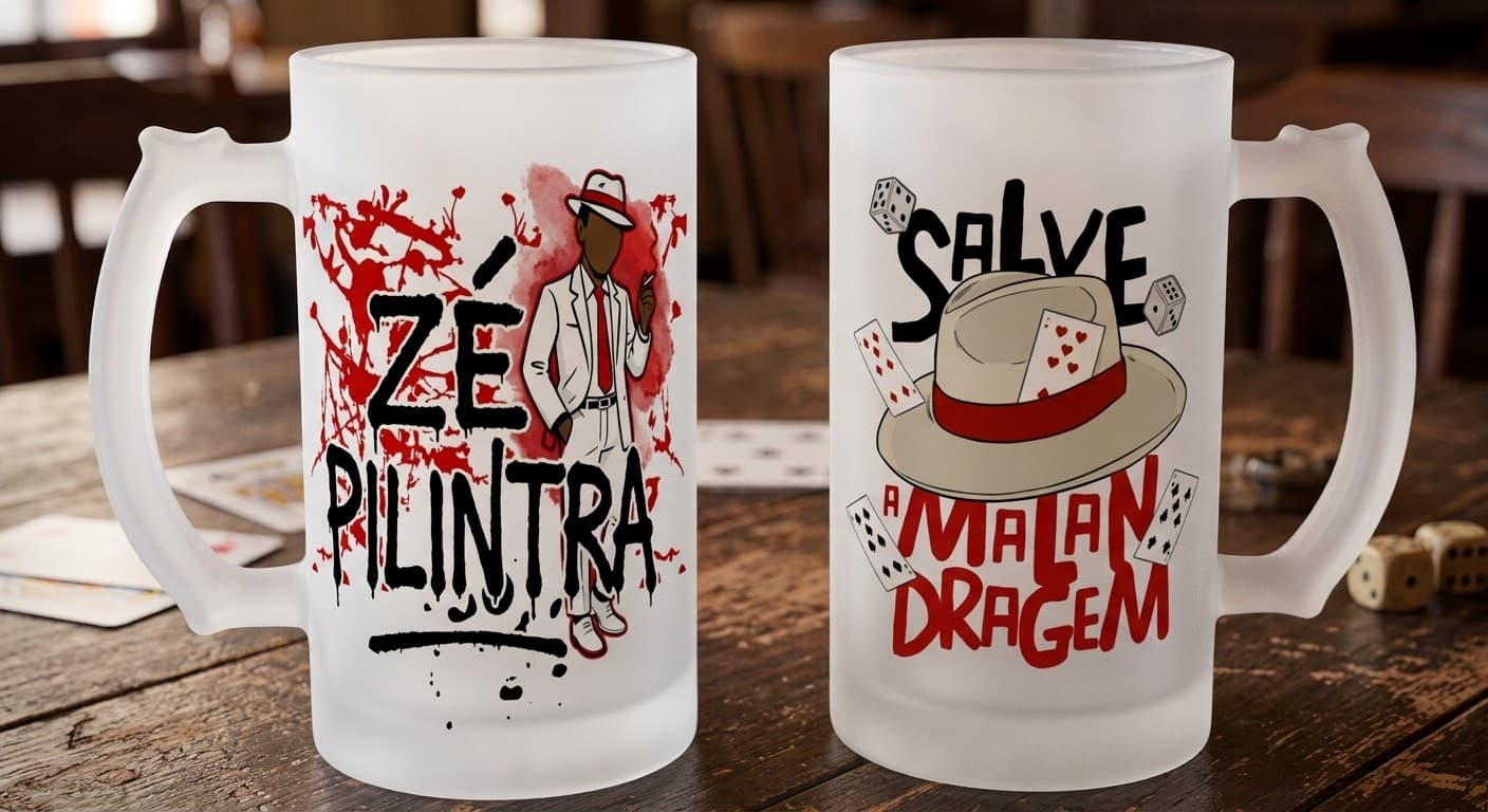CANECA DE ZE PILINTRA DE CHOPP CANECA DE ZE PILINTRA DE CHOPP