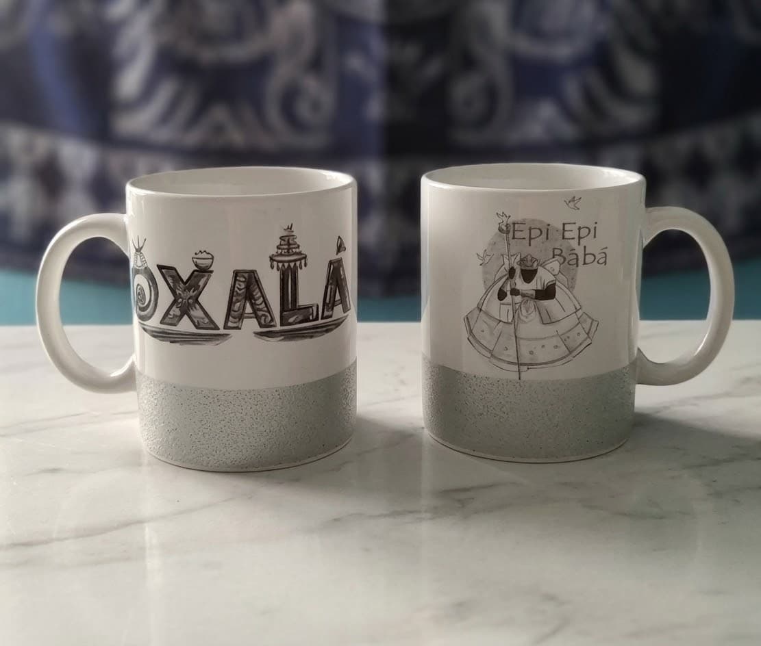 CANECA DE OXALA DE GLITTER CANECA DE OXALA DE GLITTER