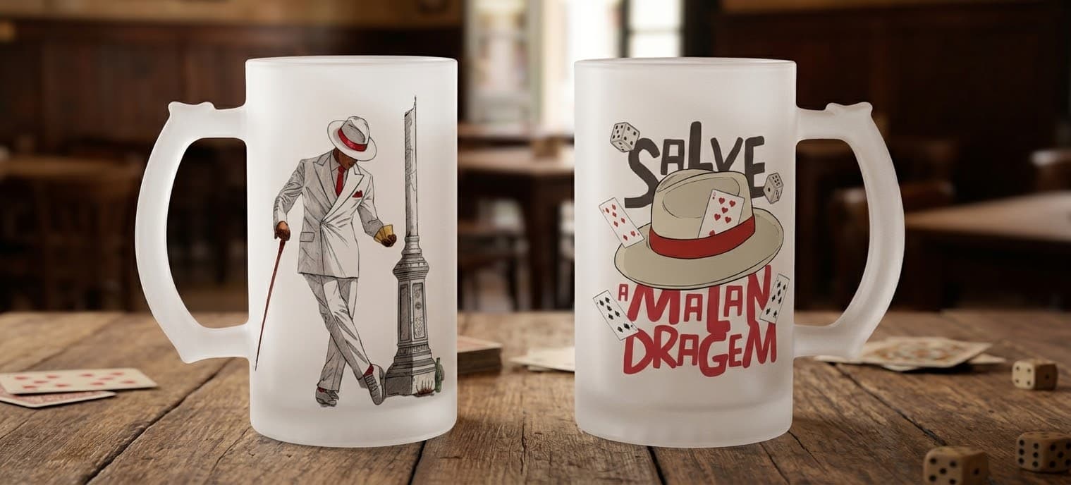 CANECA DE ZE PILINTRA DE CHOPP CANECA DE ZE PILINTRA DE CHOPP