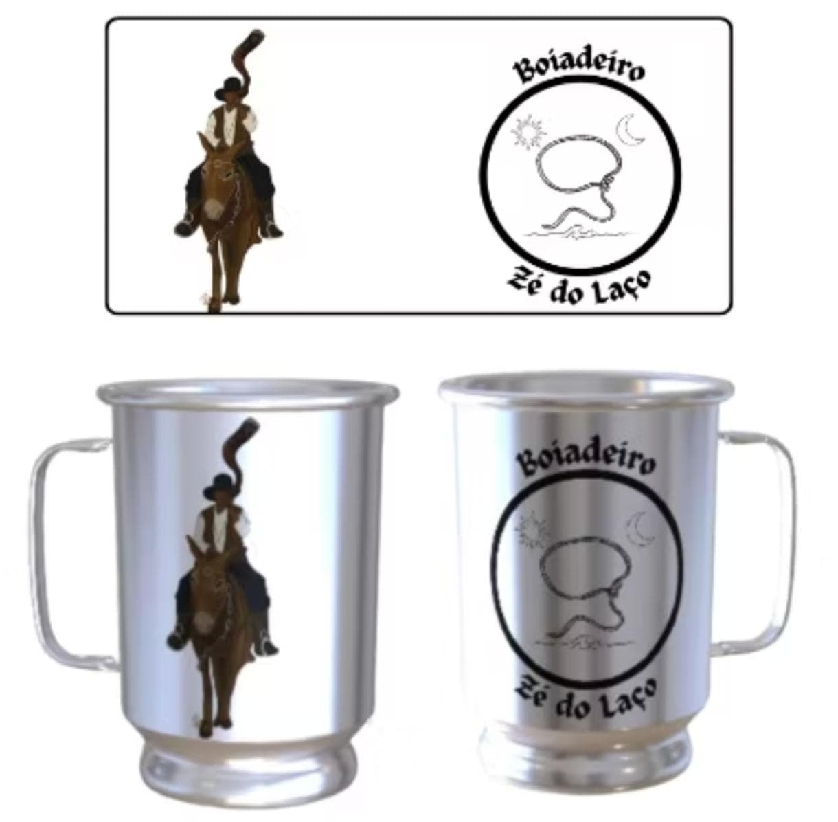 CANECA DE BOIADEIRO DE ALUMINIO CANECA DE BOIADEIRO DE ALUMINIO
