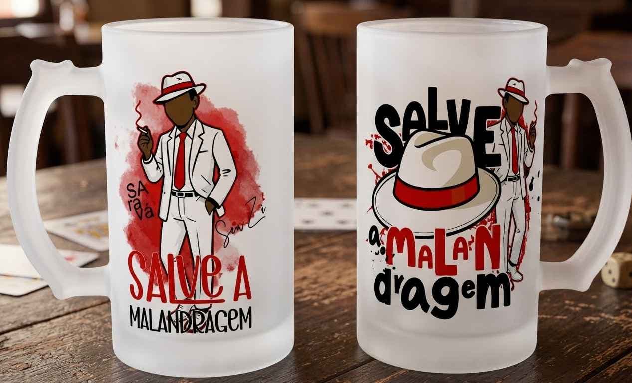CANECA DE ZE PILINTRA DE CHOPP CANECA DE ZE PILINTRA DE CHOPP
