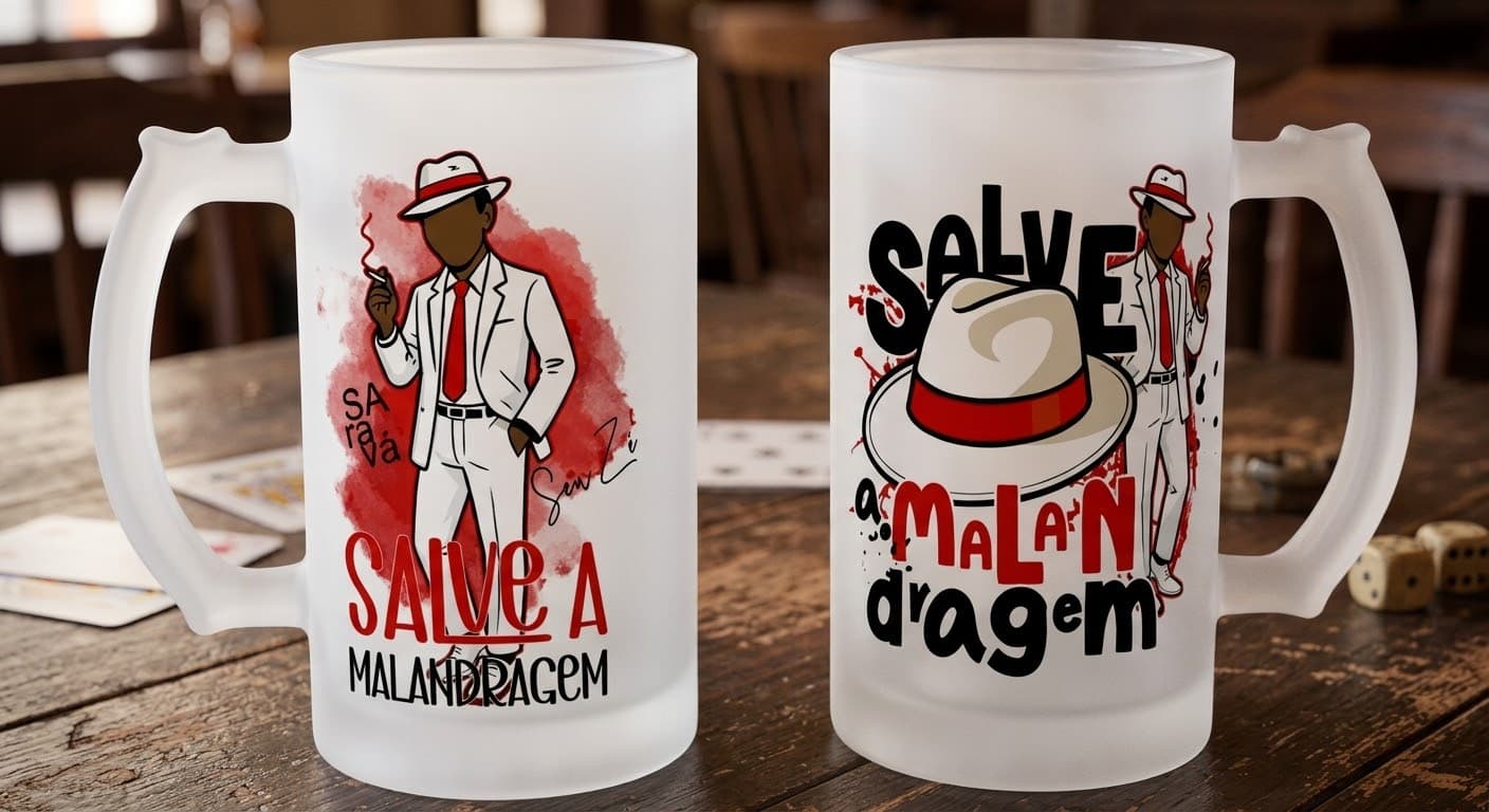 CANECA DE ZE PILINTRA DE CHOPP CANECA DE ZE PILINTRA DE CHOPP