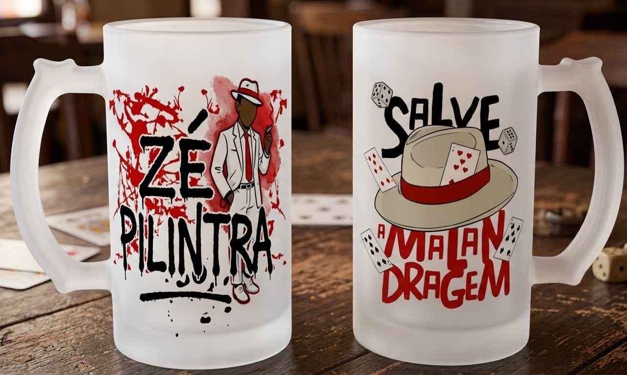 CANECA DE ZE PILINTRA DE CHOPP CANECA DE ZE PILINTRA DE CHOPP