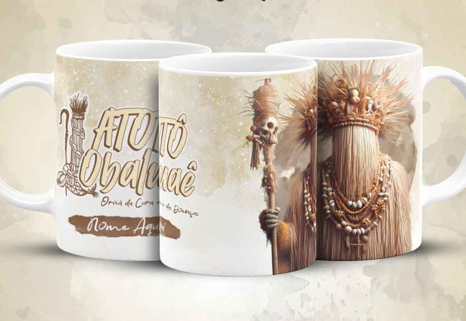 CANECA DE OBALUAE OMOLU CANECA DE OBALUAE OMOLU
