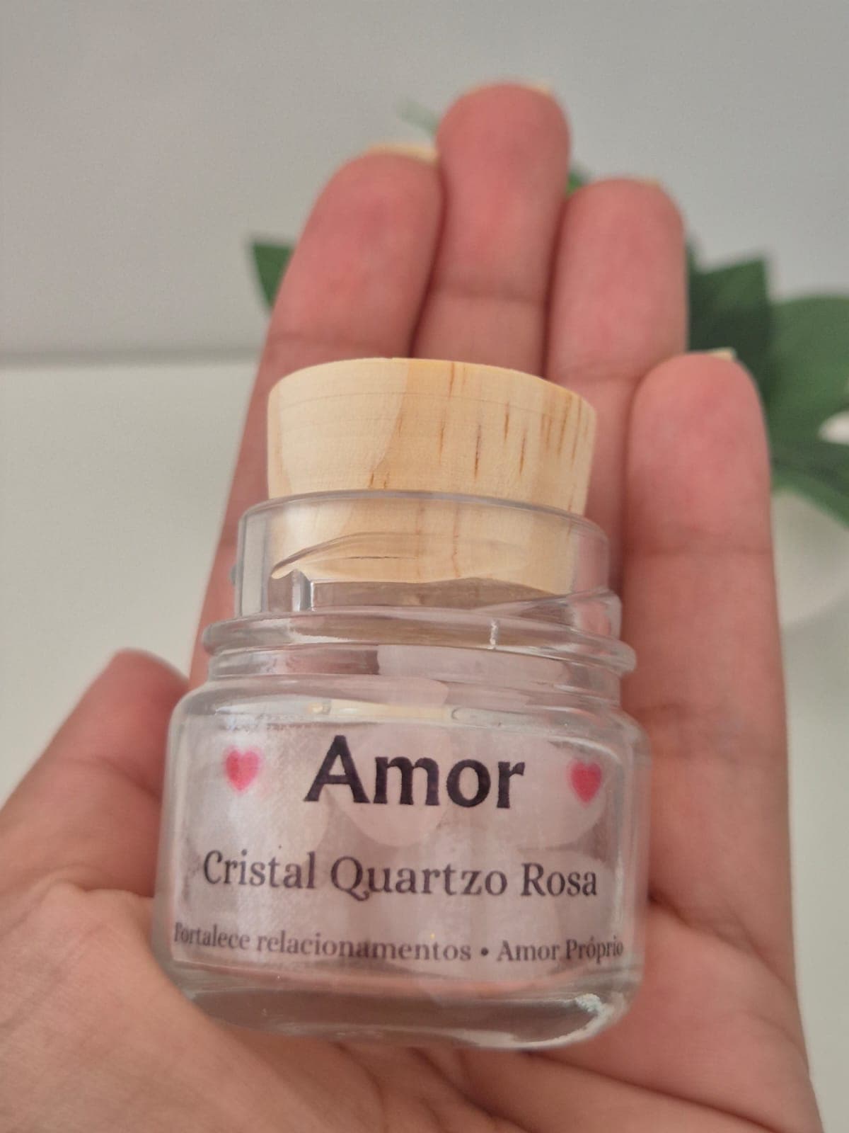 Quartzo Rosa - Pote de Cristal Natural - Pedra do Amor e do poder feminino Quartzo Rosa - Pote de Cristal Natural - Pedra do Amor e do poder feminino