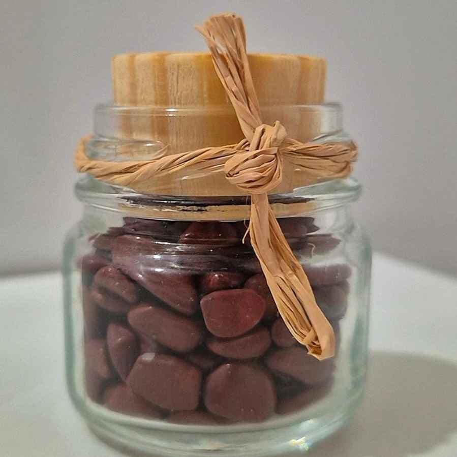 Jaspe Vermelho - Pote de Cristal Natural - Pedra da coragem, vitalidade e proteção Jaspe Vermelho - Pote de Cristal Natural - Pedra da coragem, vitalidade e proteção