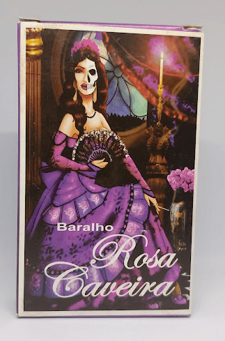 Baralho Tarot Rosa Caveira Roxo Deck 36 Cartas Oráculo Baralho Tarot Rosa Caveira Roxo Deck 36 Cartas Oráculo