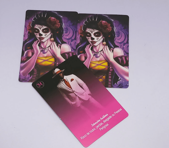 Baralho Rosa Caveira 36 Cartas Autoexplicativas Baralho Rosa Caveira 36 Cartas Autoexplicativas