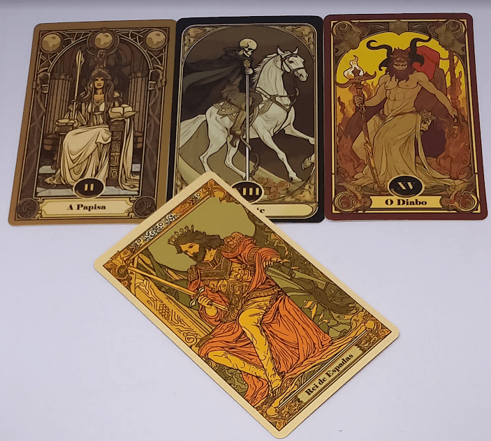 Tarô de Marselha 78 cartas de alta qualidade com manual Tarô de Marselha 78 cartas de alta qualidade com manual
