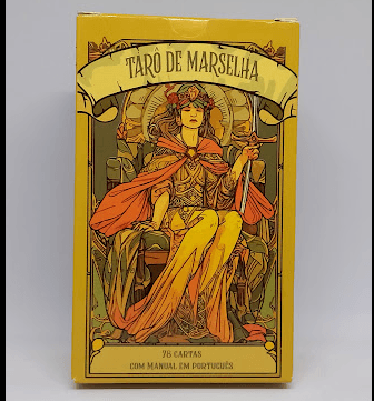 Tarô de Marselha 78 cartas de alta qualidade com manual Tarô de Marselha 78 cartas de alta qualidade com manual