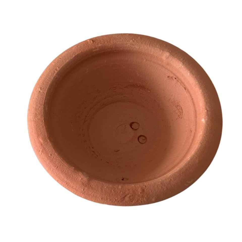 Alguidar de Barro Cru N°00 cm Oferenda Umbanda Candomble Alguidar de Barro Cru N°00 cm Oferenda Umbanda Candomble