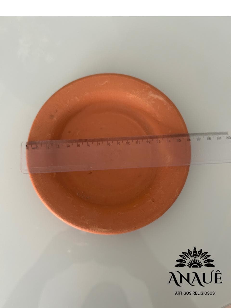 Prato de Barro Cru N°0 16 cm Oferenda Umbanda Candomble Prato de Barro Cru N°0 16 cm Oferenda Umbanda Candomble