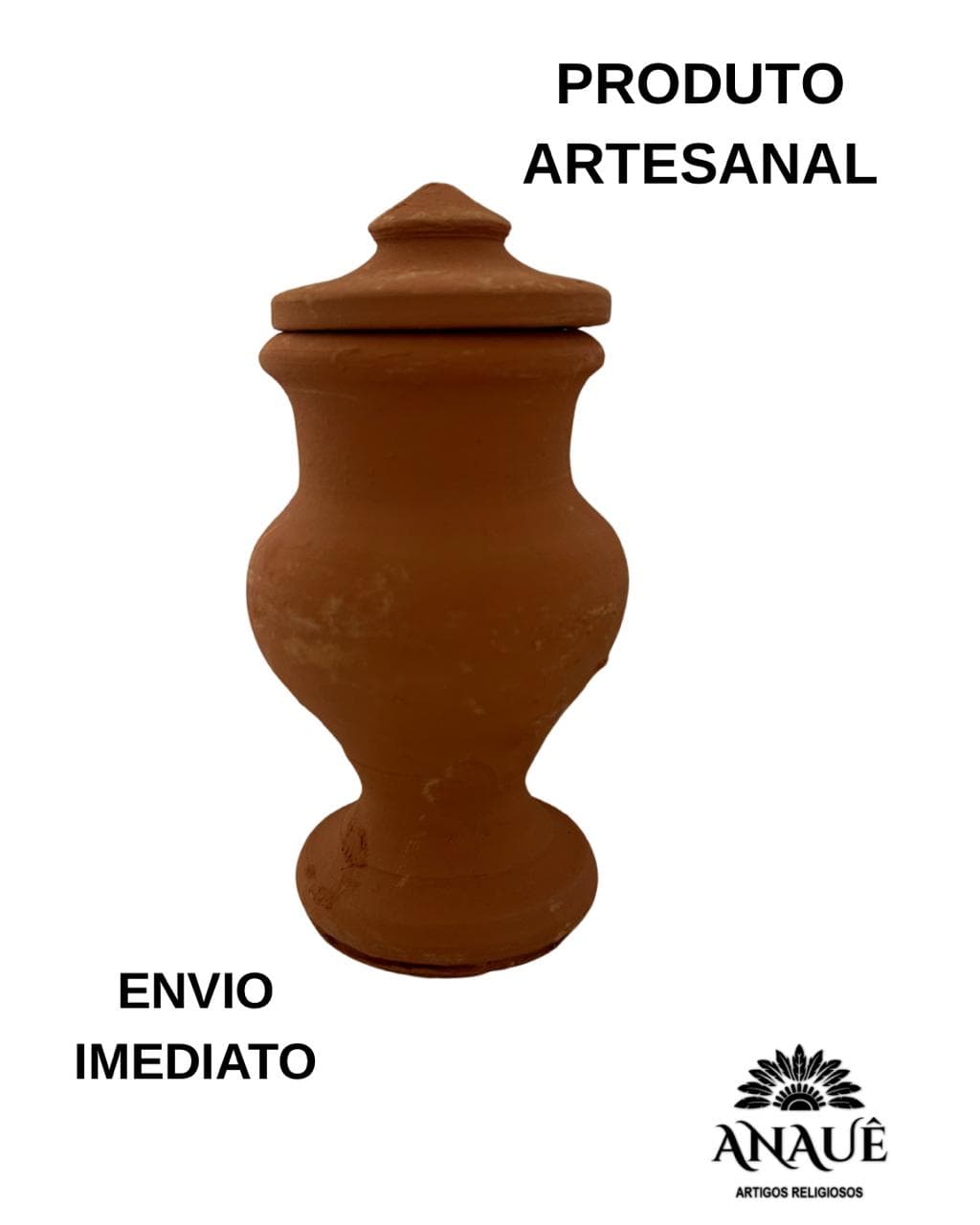 Quartinha de Barro 16cm Sem Asa Assentamento Fundamento Umbanda Candomble Quartinha de Barro 16cm Sem Asa Assentamento Fundamento Umbanda Candomble