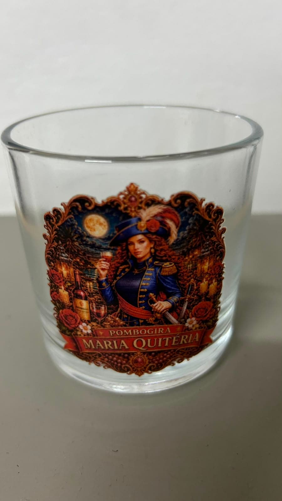 Copo whisky pomba gira - Maria quiteria Copo whisky pomba gira - Maria quiteria