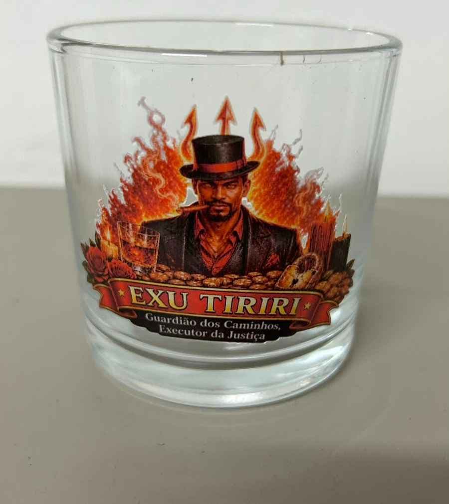 Copo whisky - Exu tiriri Copo whisky - Exu tiriri