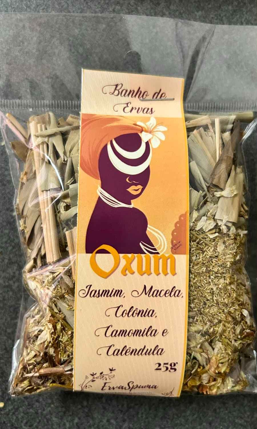 Banho de ervas secas - Oxum Banho de ervas secas - Oxum