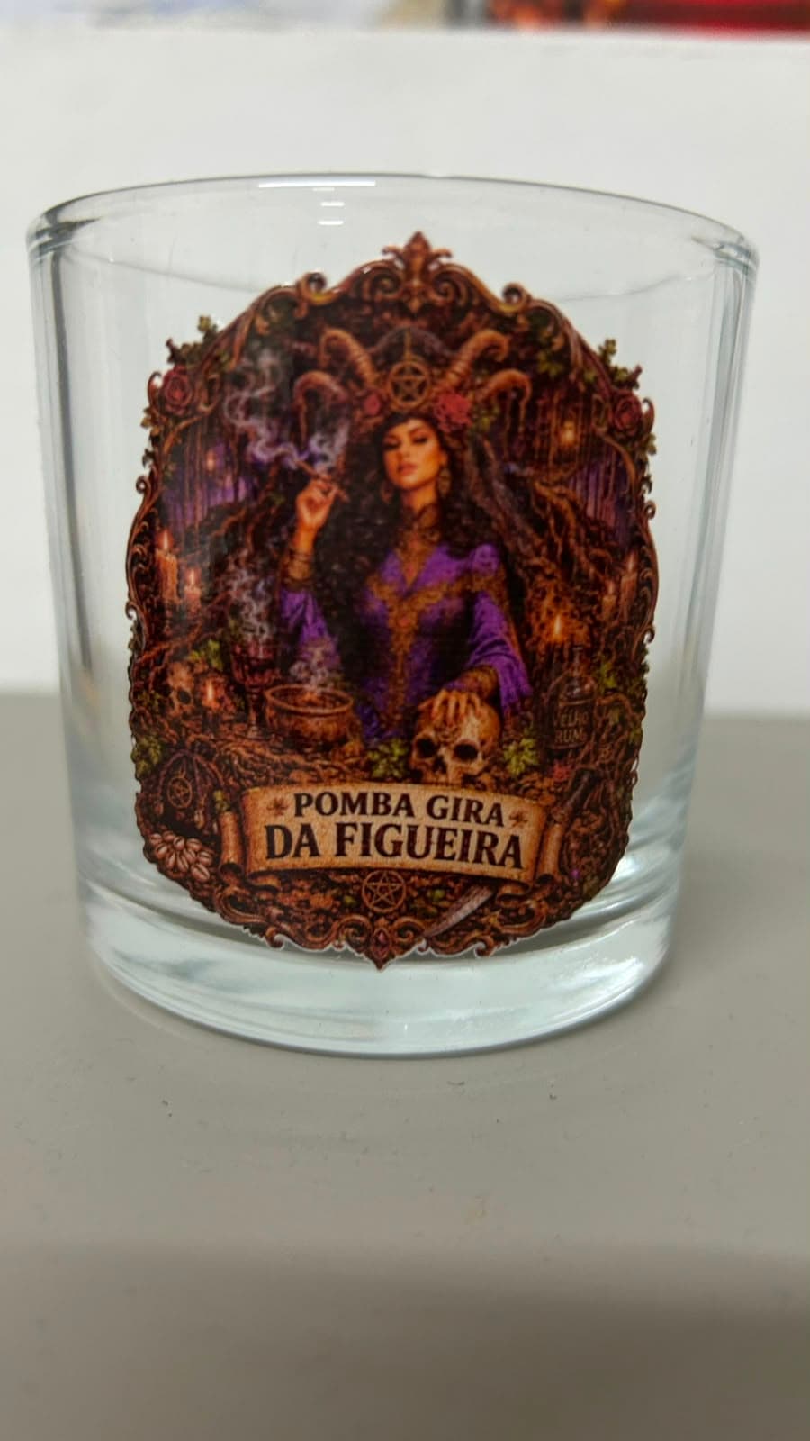 Copo whisky pomba gira - da Figueira Copo whisky pomba gira - da Figueira