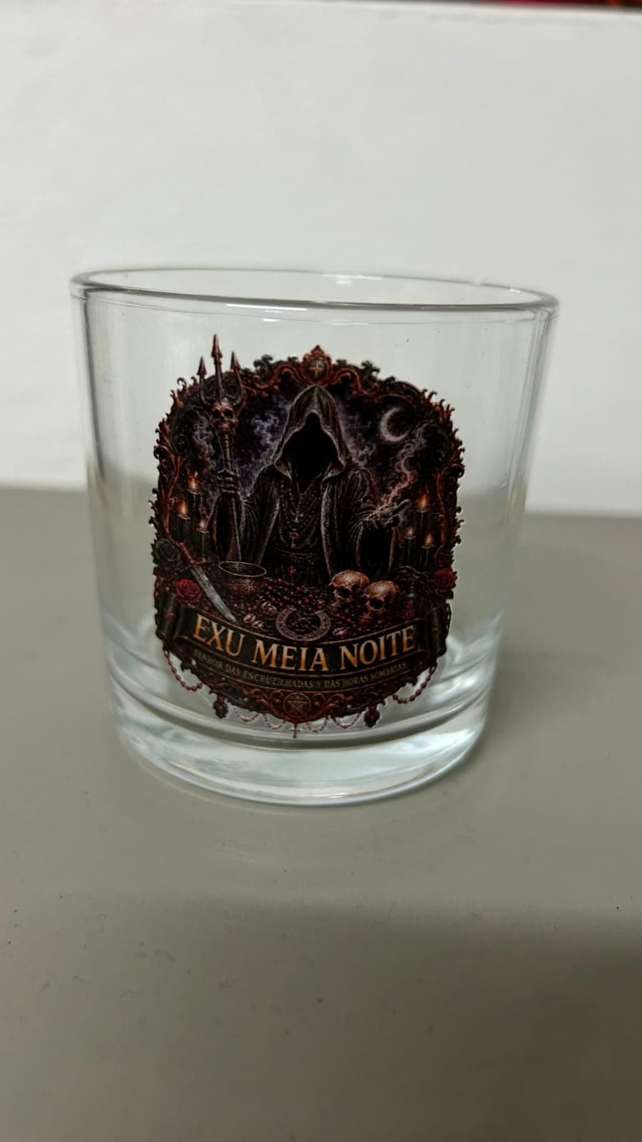 Copo whisky - Exu meia noite Copo whisky - Exu meia noite