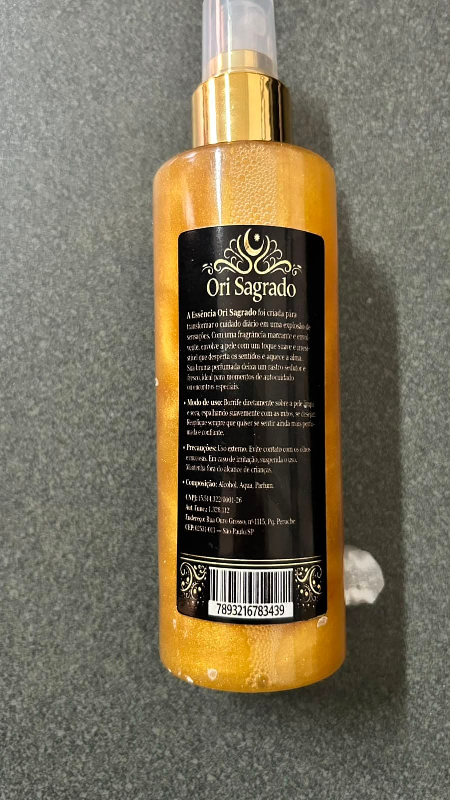 Body splash - Exu do ouro Body splash - Exu do ouro