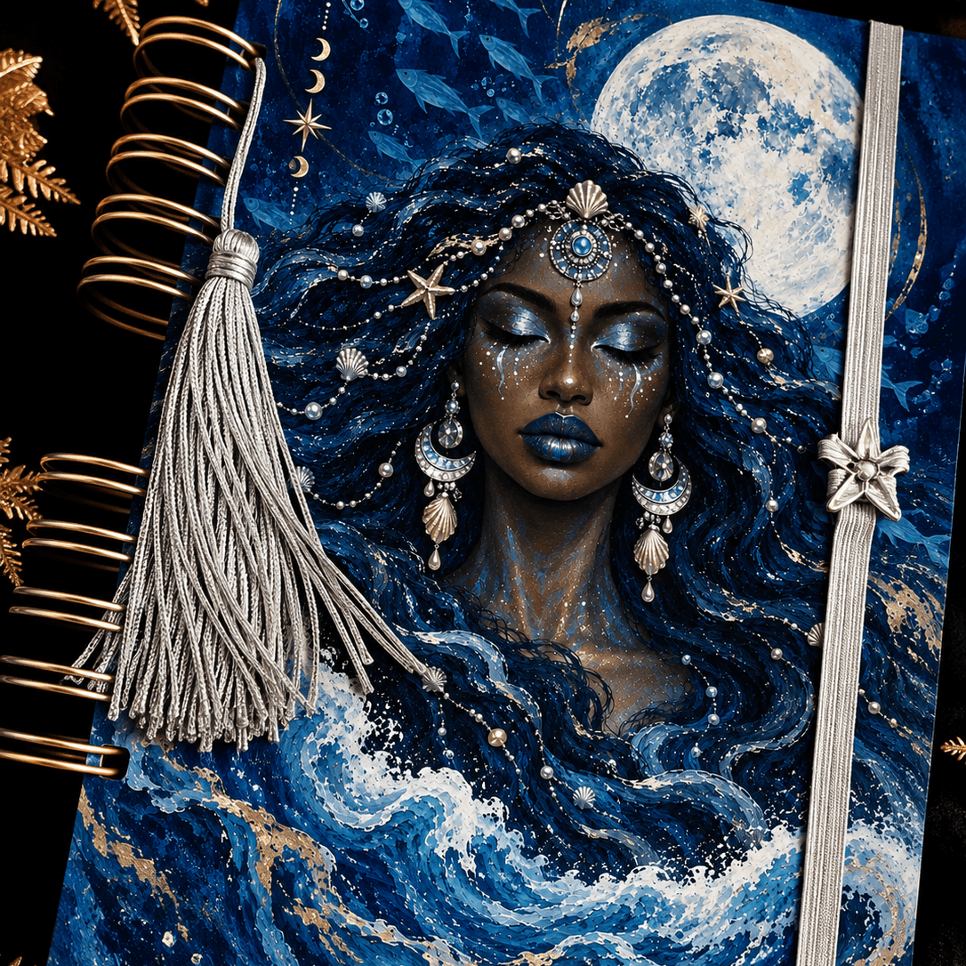 Caderno Personalizado Iemanjá A5 | Caderno de Axé – 120 Folhas Caderno Personalizado Iemanjá A5 | Caderno de Axé – 120 Folhas