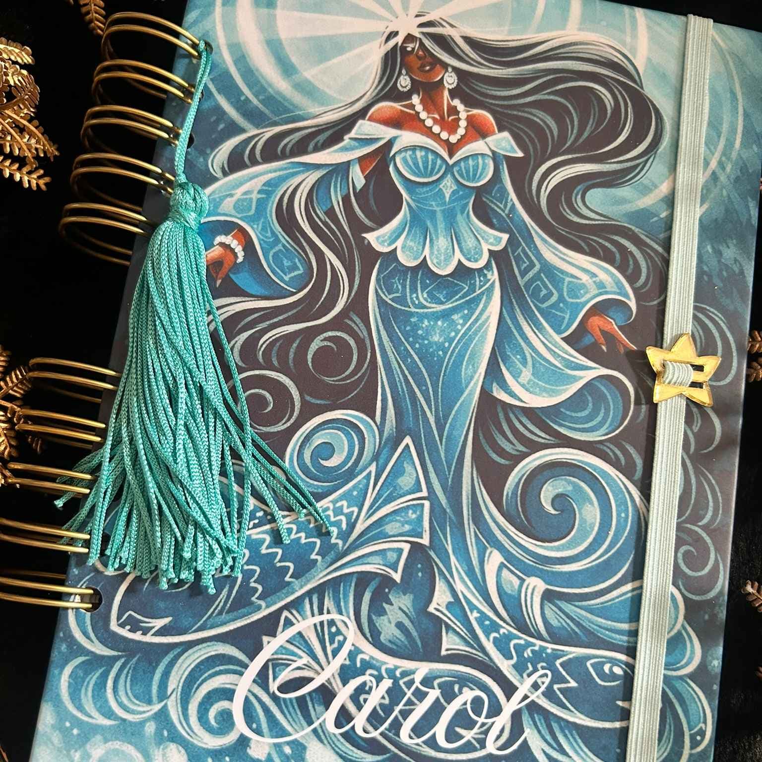 Caderno Personalizado Iemanjá A5 | Caderno de Axé - 120FLS Caderno Personalizado Iemanjá A5 | Caderno de Axé - 120FLS