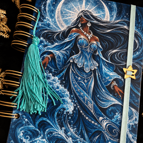 Caderno Personalizado Iemanjá A5 | Caderno de Axé – 120 Folhas Caderno Personalizado Iemanjá A5 | Caderno de Axé – 120 Folhas