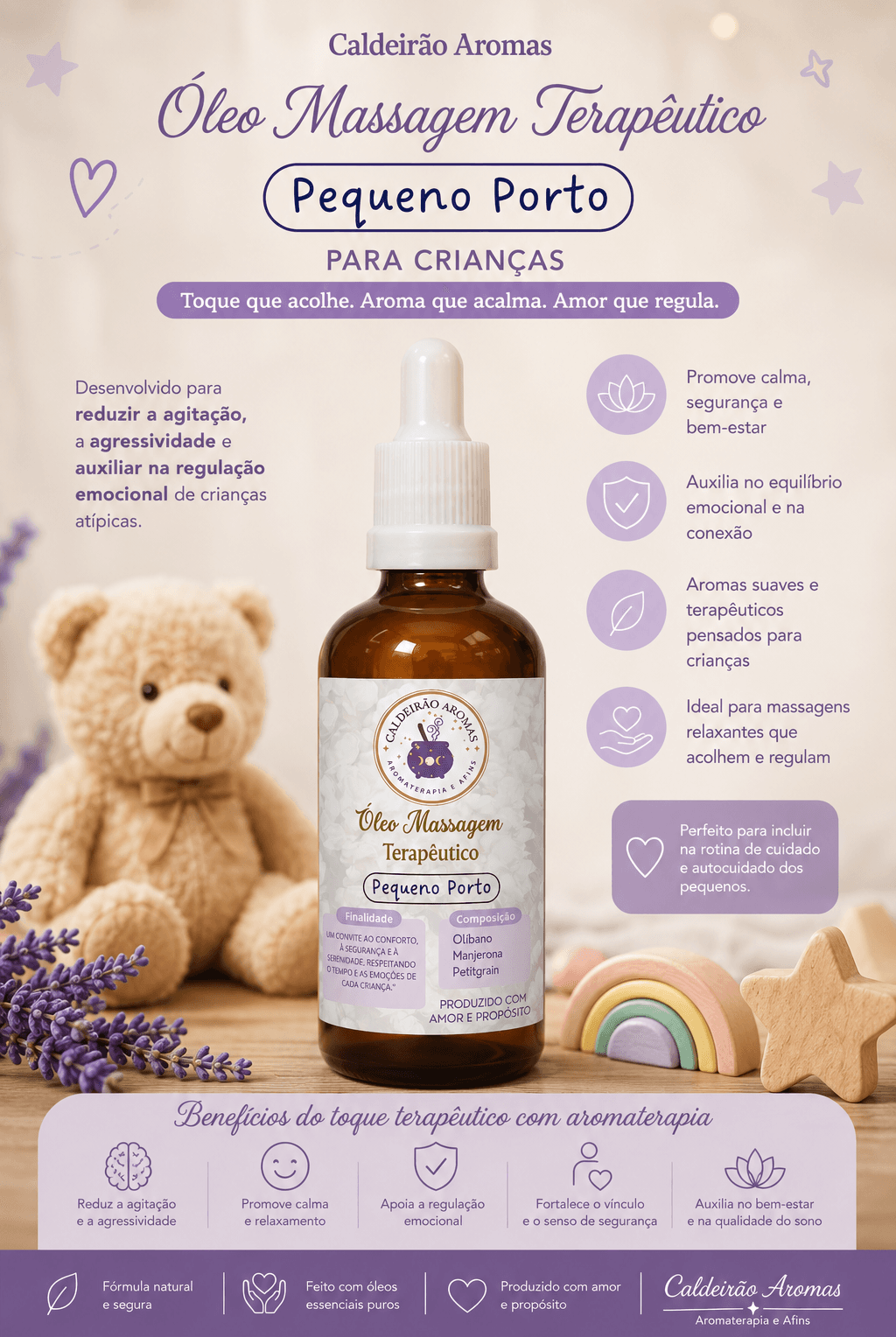 Óleo de Massagem Pequeno Porto Óleo de Massagem Pequeno Porto