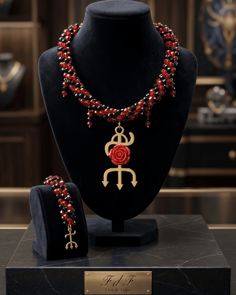 Colar e Pulseira Flor das Marias 2.0