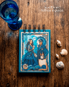 Bloquinho Artesanal 8x11cm - Personalizado - Linha de Bolso Bloquinho Artesanal 8x11cm - Personalizado - Linha de Bolso