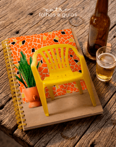 Caderno Artesanal A5 Wire-o - capas personalizadas Caderno Artesanal A5 Wire-o - capas personalizadas
