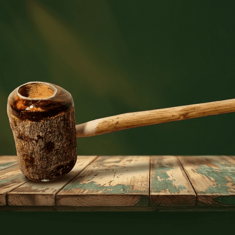 Cachimbo Artesanal de Jurema com Haste de Marmeleiro Cachimbo Artesanal de Jurema com Haste de Marmeleiro